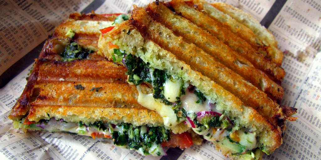 commercial sandwich press contact grill