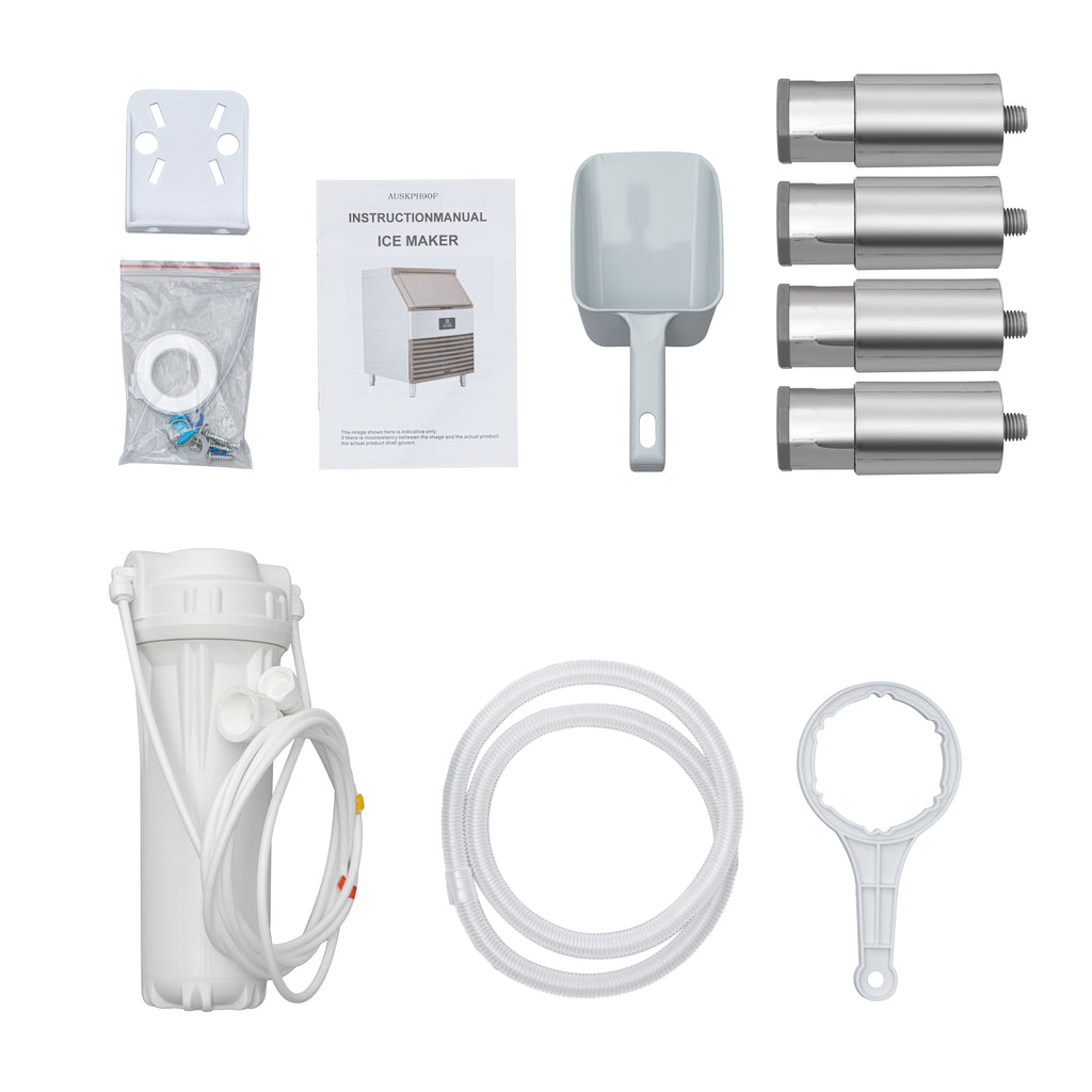 Commercial Ice Cube Maker Machine 95KG Accessories