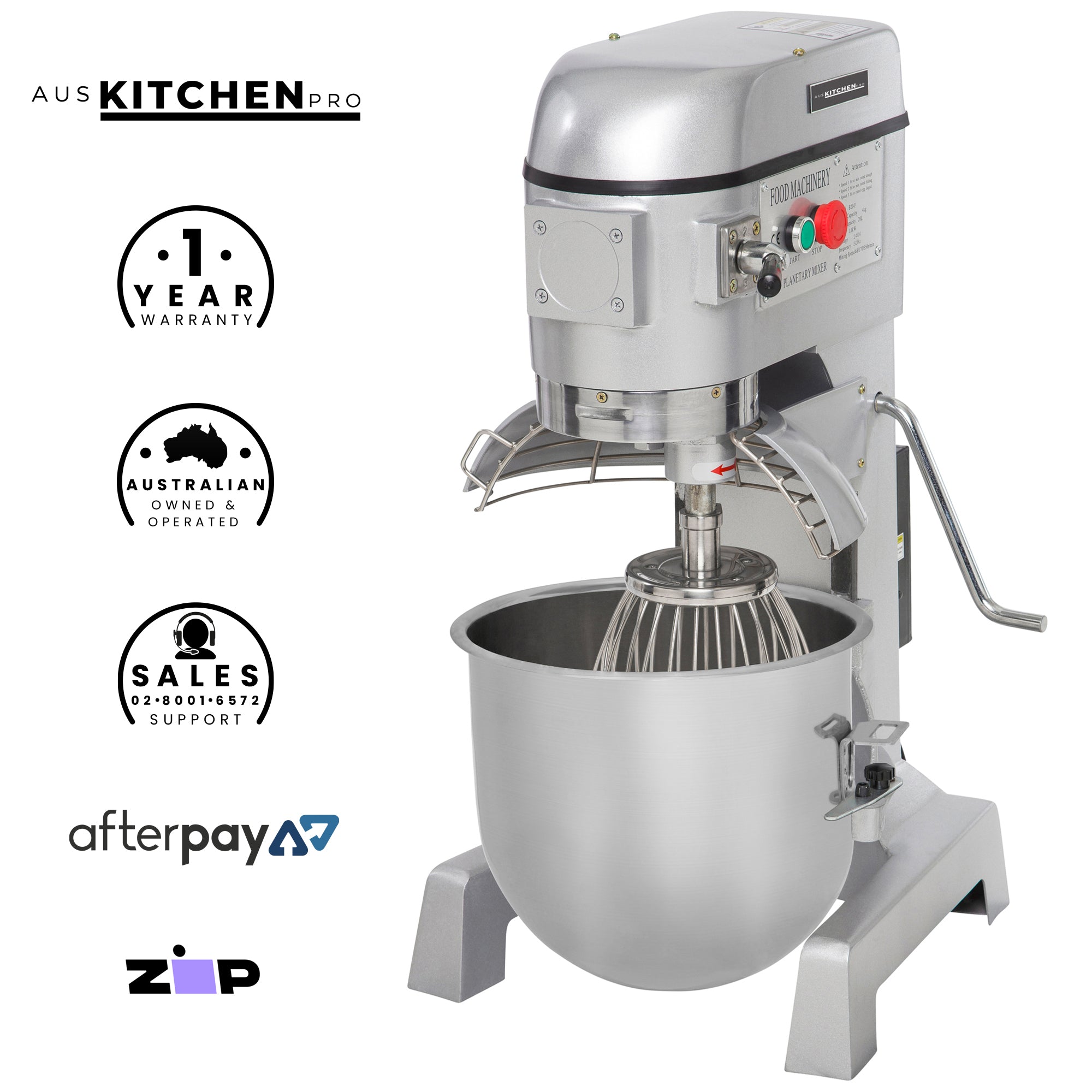 Planetary Mixer 20 Litre Speed Dough Mixer – auskitchenpro