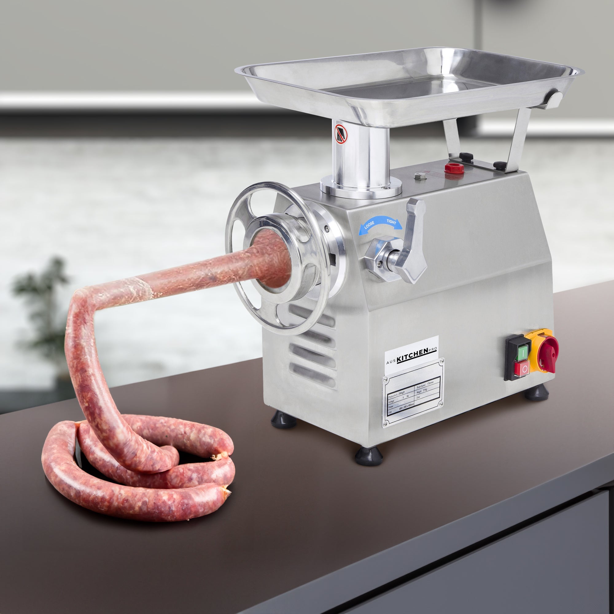 Commercial Meat Grinder Mincer Sausage Stuffer 250KG/HR