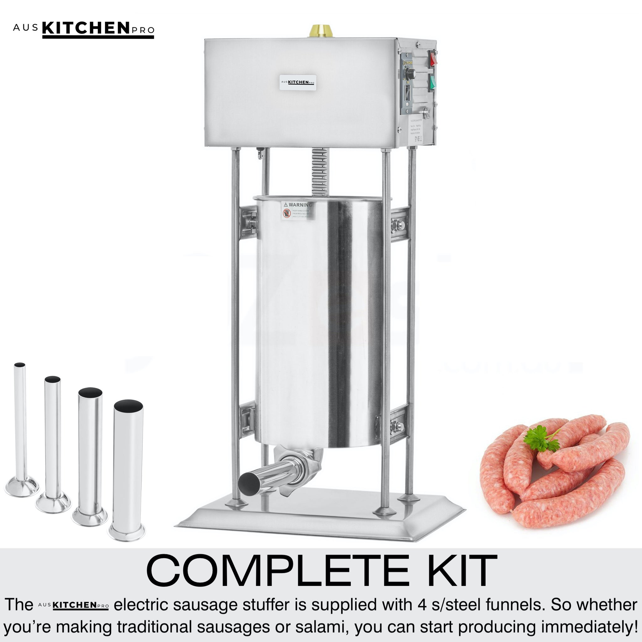 Electric Sausage Stuffer Maker 10 Litre KG Salami Filler
