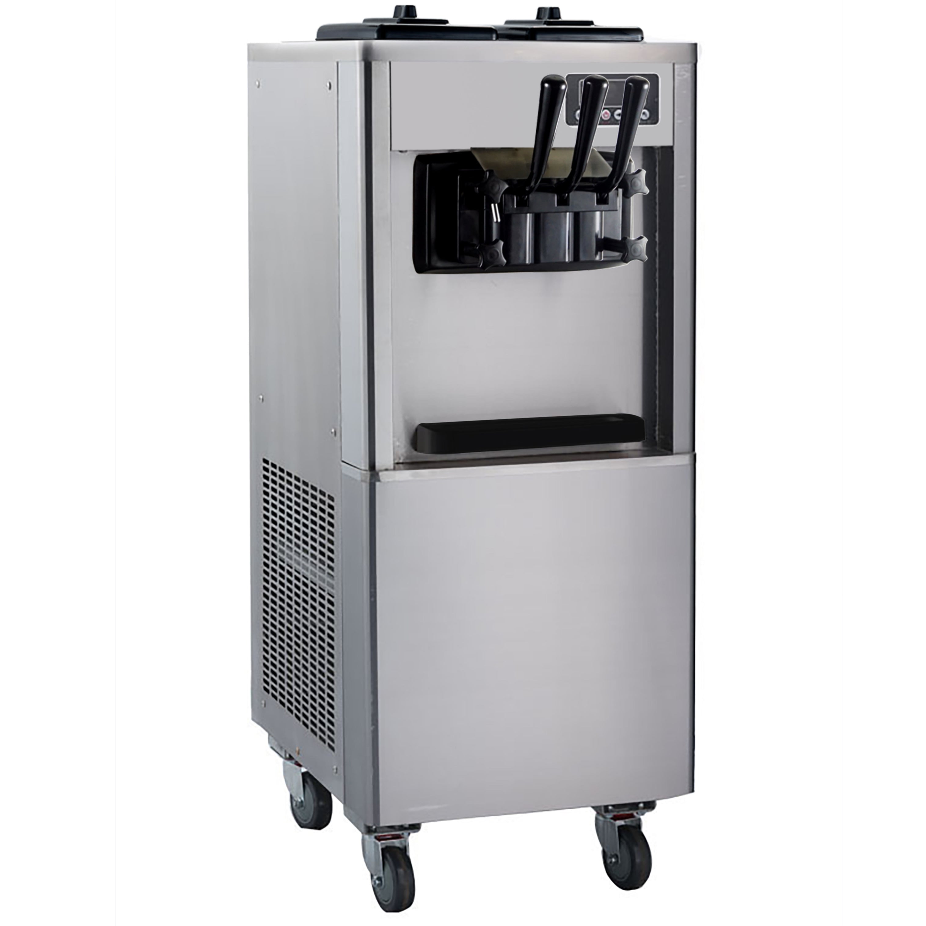 Professional Acai Machine Soft Serve Acai Frozen Yoghurt Machine - 2 Flavour Floor Standing ...