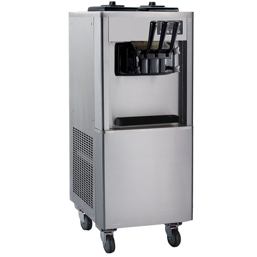 Soft Serve Ice Cream Machine – Frozen Yoghurt - Açai – 2 Flavour Twist - Floor Standing